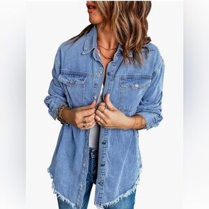 Women’s Oversized Denim Shacket